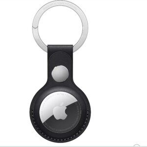 Apple Airtag Leatherette Case Gift Set - White